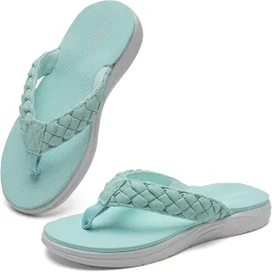 WateLves Girls Flip Flops Non-Slip Casual Thong Sandals Summer Sandal Shoes for Beach Swim Pool (Little Kid/Big Kid)