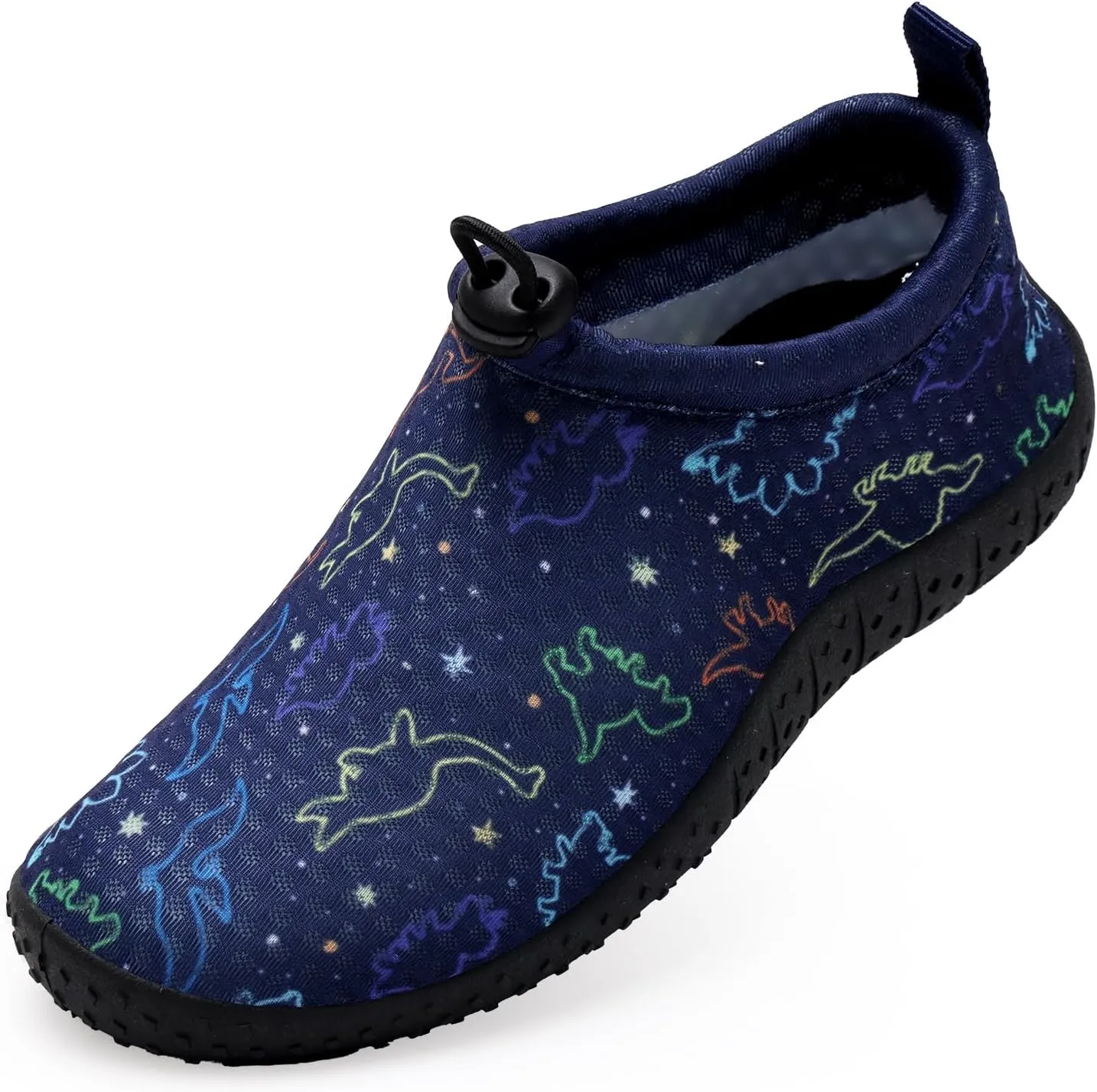 WateLves Toddler Water Shoes Kids Boys and Girls Quick Dry Lightweight Non-Slip Aqua Swim Socks with Flexible Thick Sole for Beach, Pool, Surfing