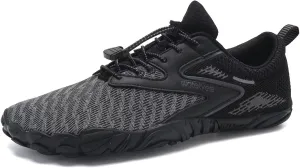 WateLves Water Shoes Mens Womens Beach Swim Shoes Quick-Dry Aqua Socks Pool Shoes for Surf Yoga Water Aerobics (05-Black, 47)