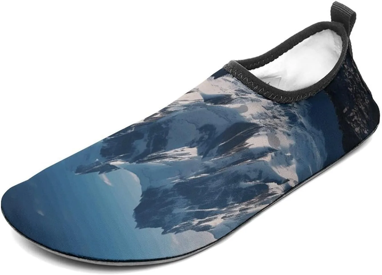 Water Shoes for Women Men Barefoot Water Sports Shoes Melting Snow Mountain Aqua Socks Quick-Dry Beach Shoes
