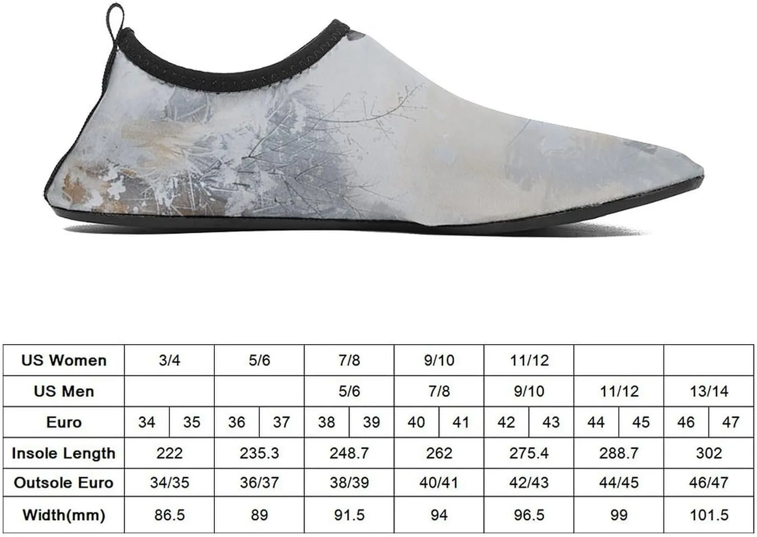 Water Shoes for Women Men Barefoot Water Sports Shoes Walking on Snow Aqua Socks Quick-Dry Beach Shoes