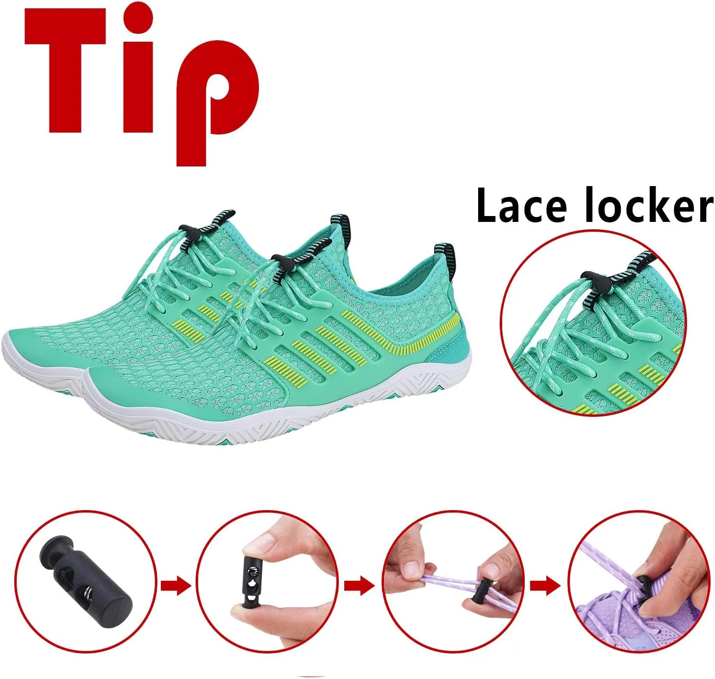 Water Shoes Mens Womens Quick Dry Barefoot Aqua Socks Diving Sports Shoes for Beach Swim Surf Pool Yoga Outdoor Trip
