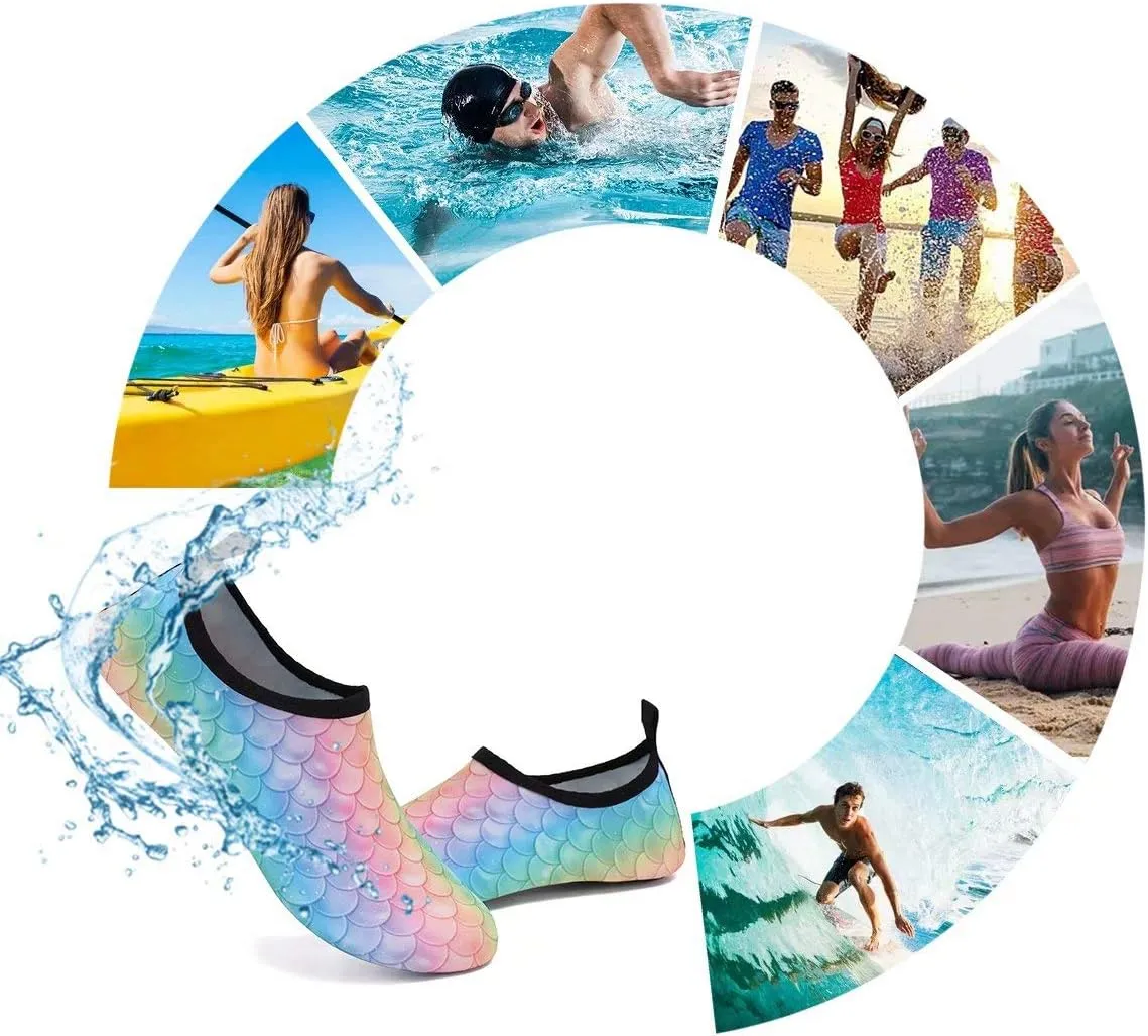 Water-Shoes-Swim-Shoes Quick-Dry Barefoot Aqua-Socks-Beach-Shoes for Pool Yoga Surf for Women-Men