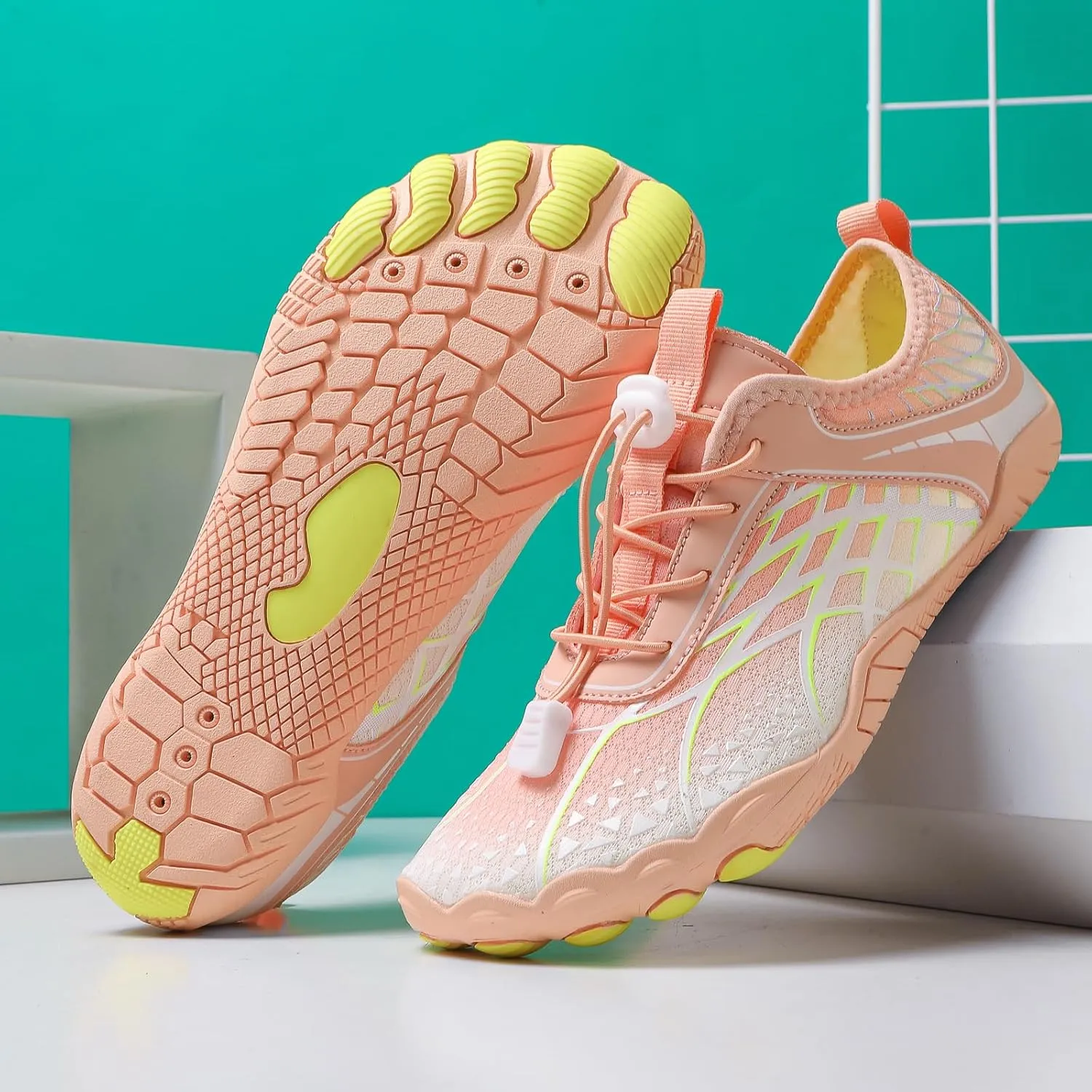 Water Shoes Women Men Adult Quick-Dry Aqua Socks Barefoot Essentials for Beach Swim Hiking River Pool Lake Kayaking Surfing