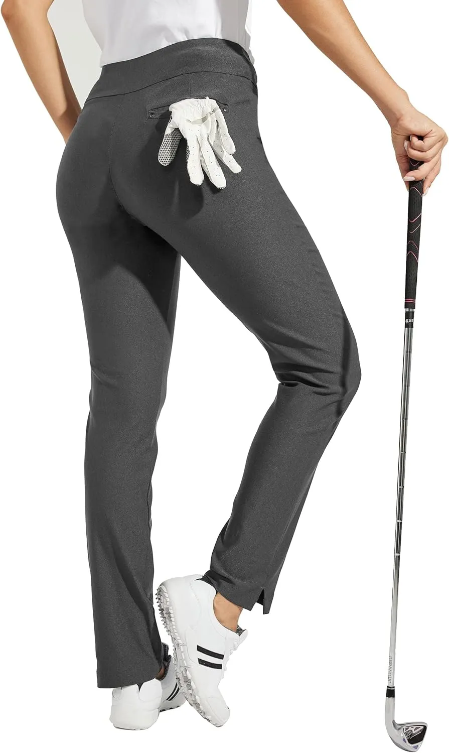 Willit Women's Golf Pants Stretch Casual Pull on Pants Quick Dry Hiking Pants