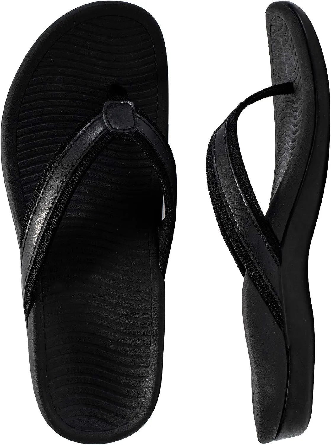 Womans Sandals Flip Flop with Orthotic For Flat Feet Plantar Fasciitis Arch Support Athletic Slide Sandals Relieve Flat Feet, High Arch,