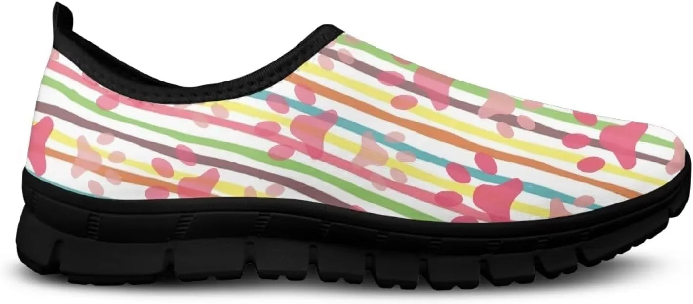 Women Slip On Sneakers Casual Low Top Flats Shoes Soft Non-Slip Walking Shoes Classic Lightweight Shoes