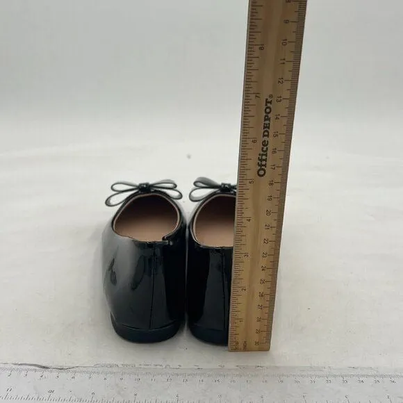 Women Sweet Bownot Pointed Toe Ballet Flat Shoes Casual Slip On Single Shoes