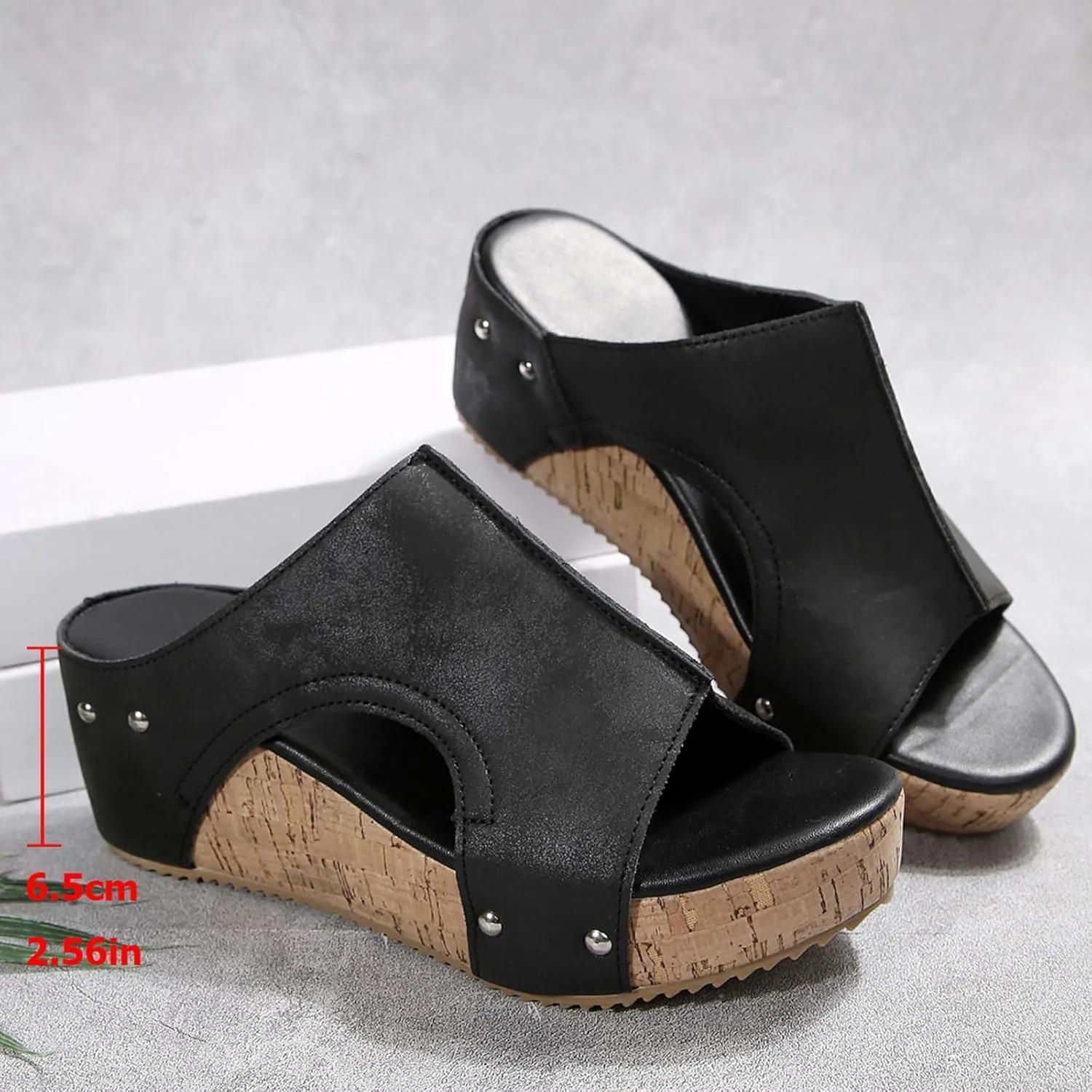 Women'S 2025 Summer Sandals Arch Support Wedge & Platform Heels, Beach Resort Dressy Or Casual Walking Shoes