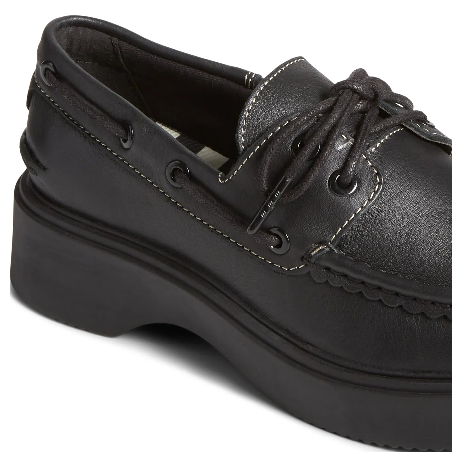 Women's Bayside Boat Shoes Topsider - Black (24F003820)