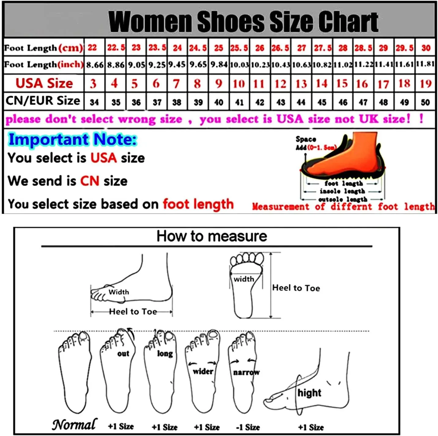 Women's Black Wedge Flip-Flops - Plus Size Summer Beach Casual Slippers
