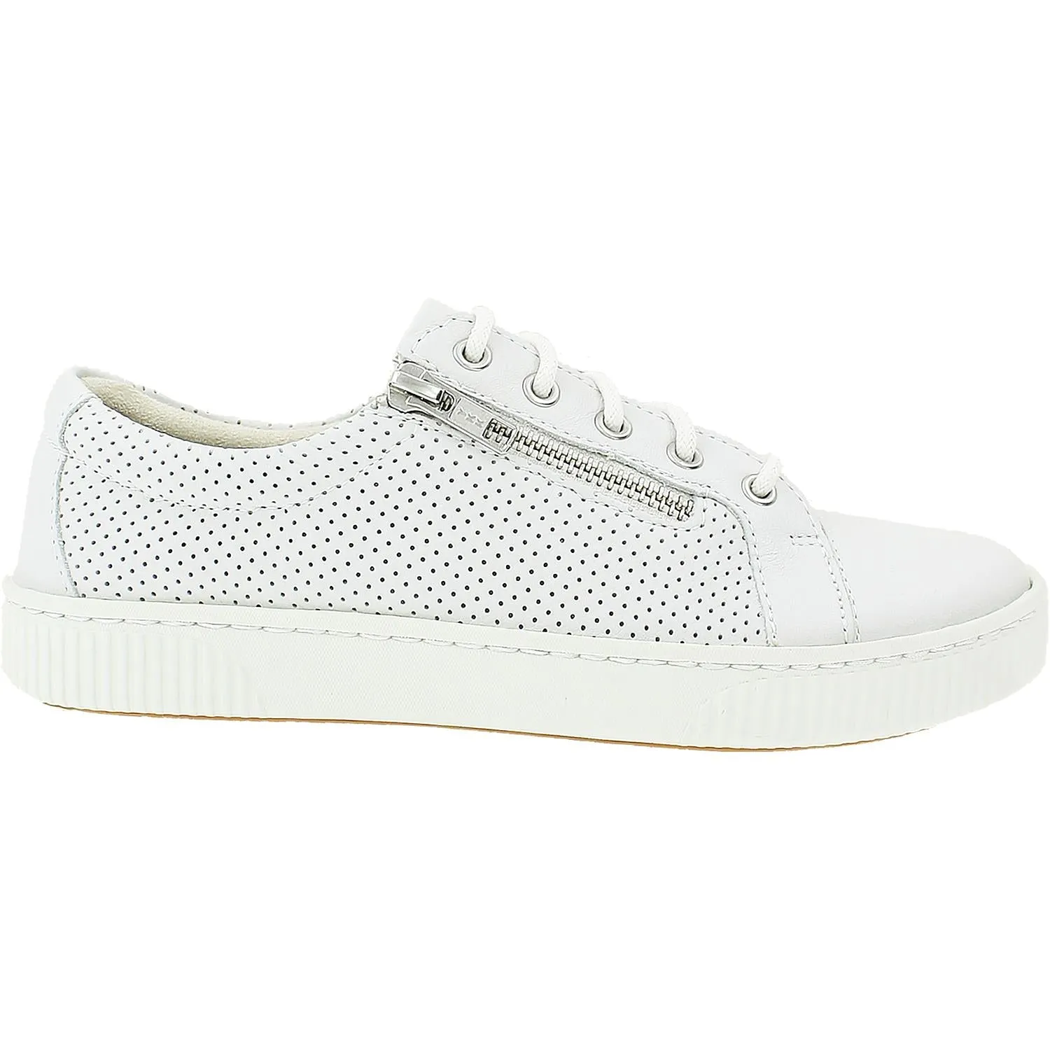 Women's Born Tamara White Perforated Leather