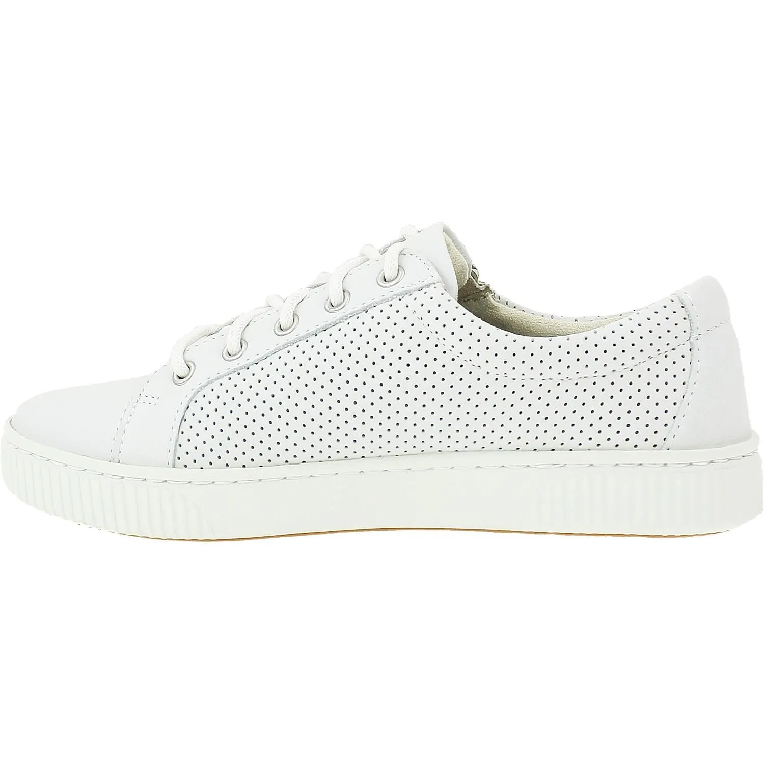 Women's Born Tamara White Perforated Leather