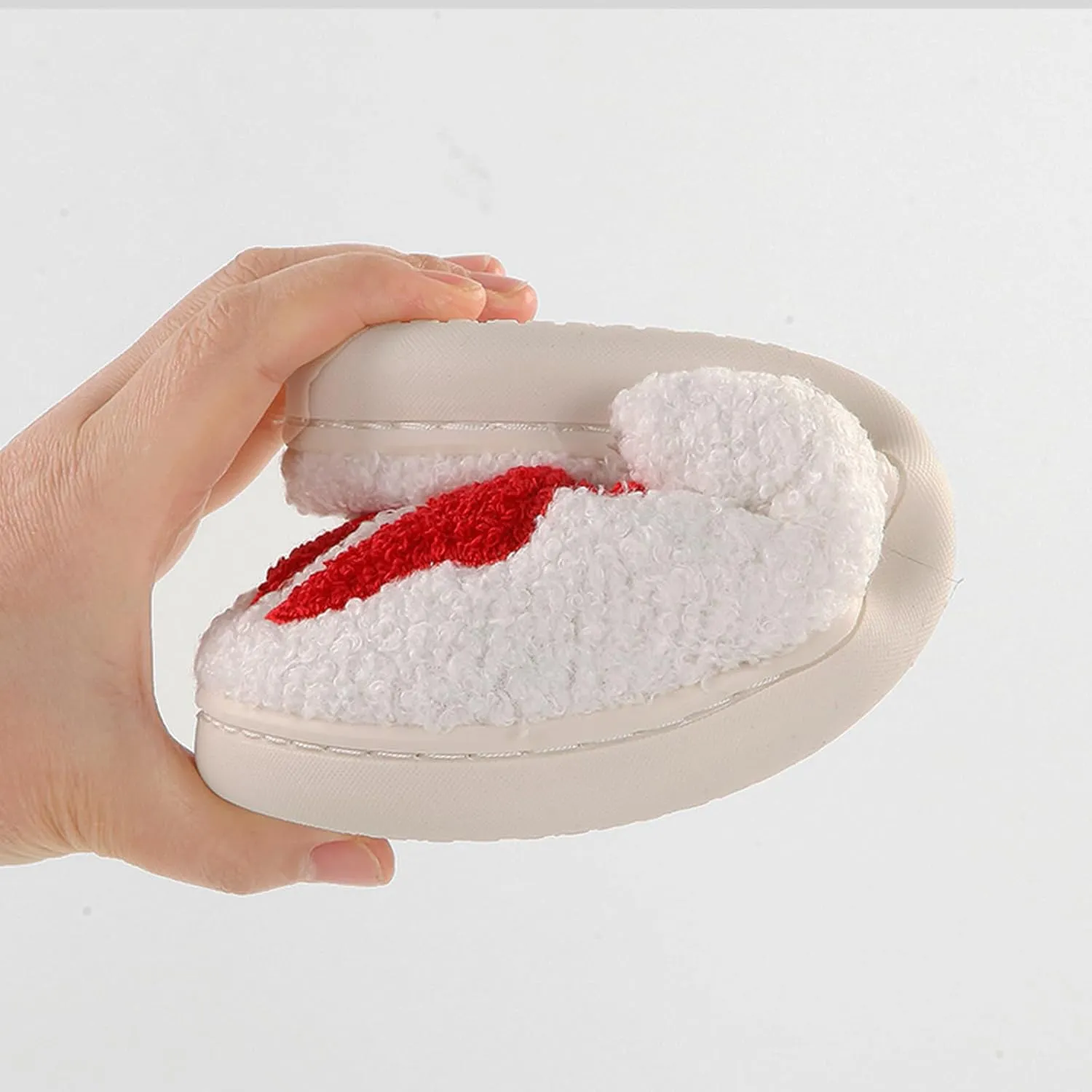 Women's Bow Slippers Fuzzy bowknot slippers Soft Memory Foam Plush Fluffy Warm House Shoes