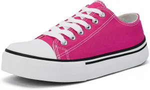 Women's Canvas Tennis Casual Walking for Women Fashion Sneaker Wide Toe Shoes