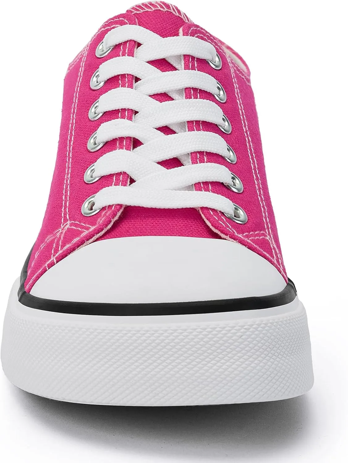 Women's Canvas Tennis Casual Walking for Women Fashion Sneaker Wide Toe Shoes