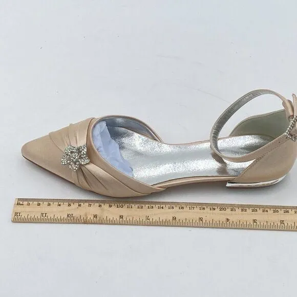 Women's Casual D'Orsay Pointed Plain Ballet Comfort Soft Slip On Flat