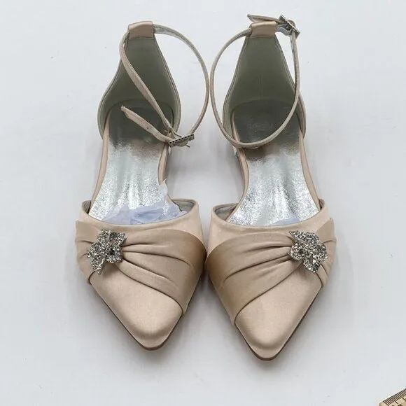 Women's Casual D'Orsay Pointed Plain Ballet Comfort Soft Slip On Flat