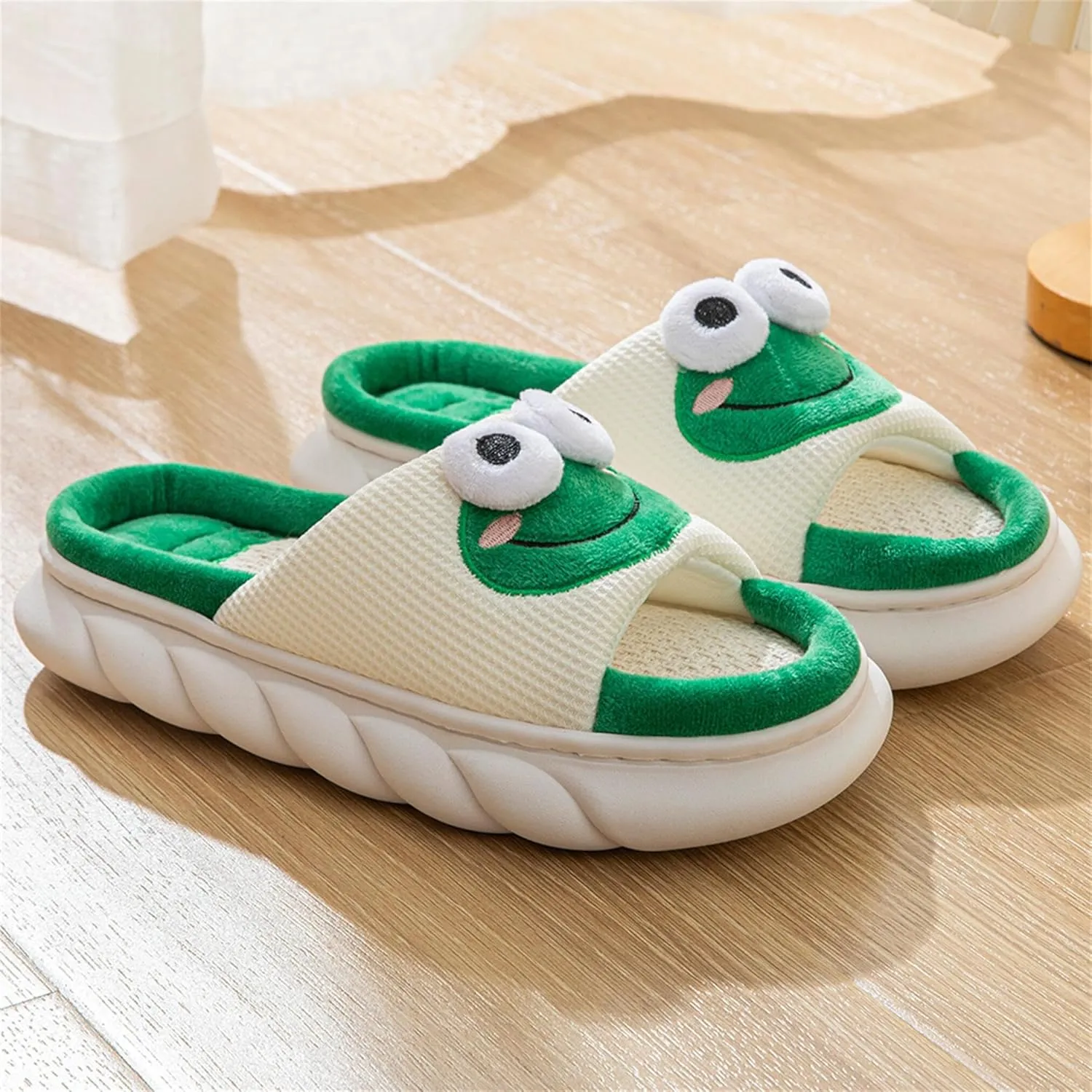 Women's Cute Animal Pig Slippers - Soft, Cosy Four Seasons Home Linen Slippers