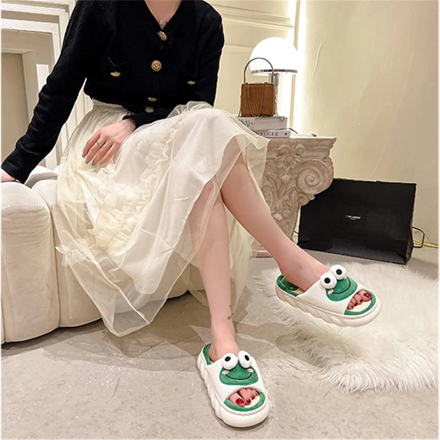 Women's Cute Animal Pig Slippers - Soft, Cosy Four Seasons Home Linen Slippers