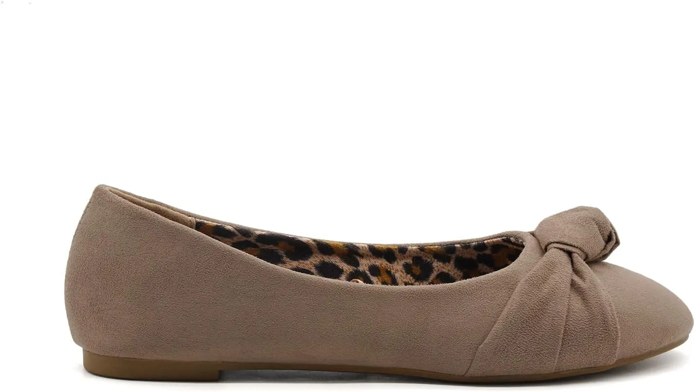 Women's flats with knot front Cute Ballet Flats for Women Casual or Dressy shoes for women Comfortable flats womens shoes