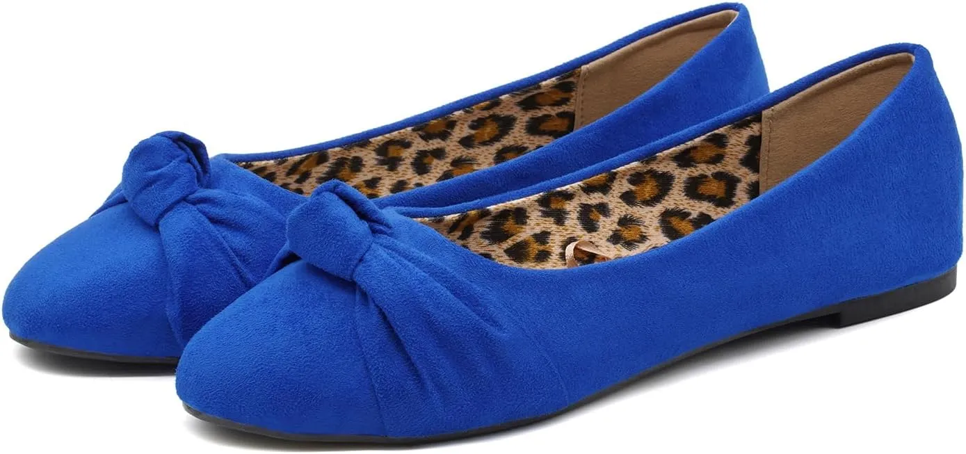 Women's flats with knot front Cute Ballet Flats for Women Casual or Dressy shoes for women Comfortable flats womens shoes