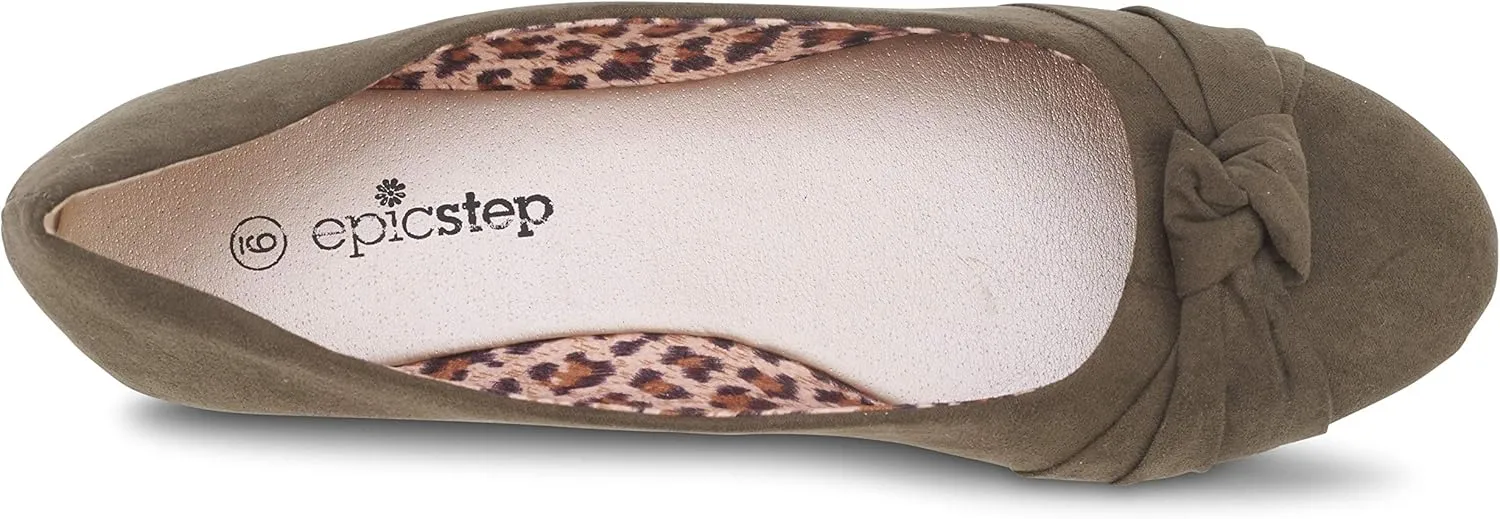 Women's flats with knot front Cute Ballet Flats for Women Casual or Dressy shoes for women Comfortable flats womens shoes