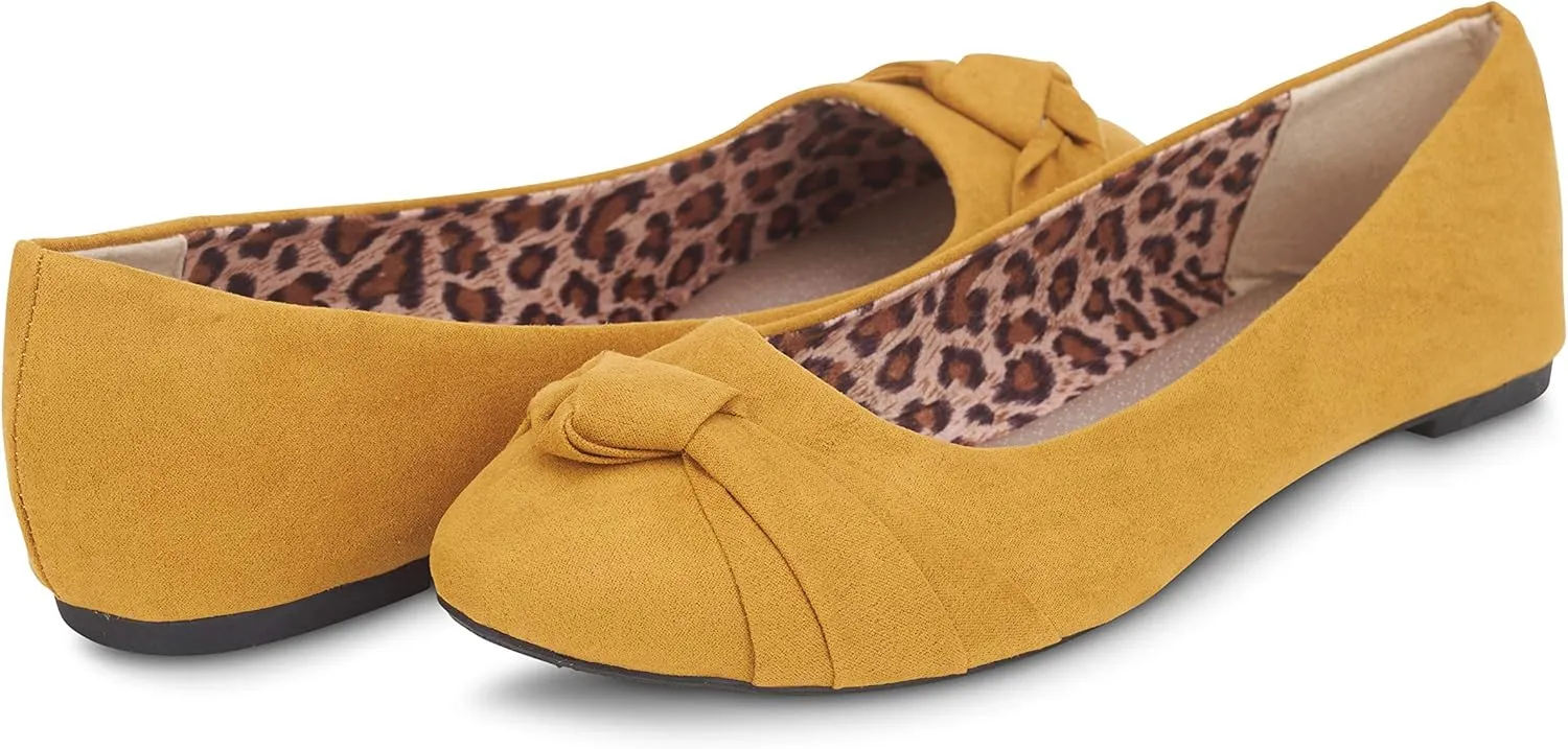 Women's flats with knot front Cute Ballet Flats for Women Casual or Dressy shoes for women Comfortable flats womens shoes