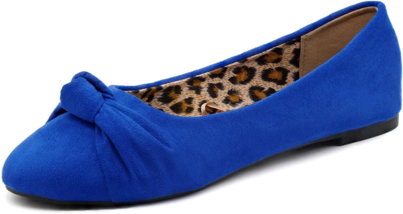 Women's flats with knot front Cute Ballet Flats for Women Casual or Dressy shoes for women Comfortable flats womens shoes