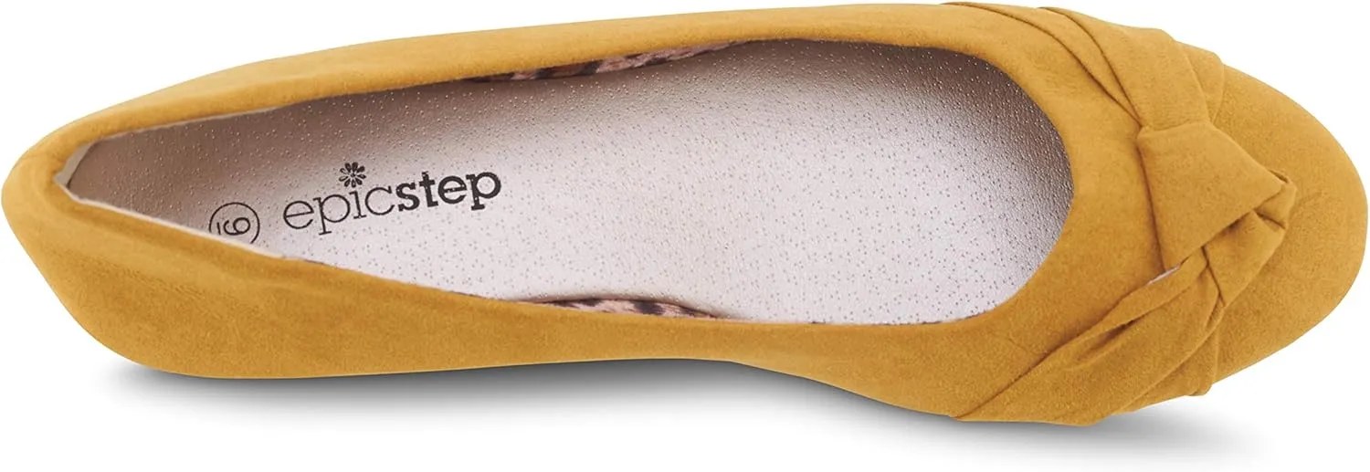 Women's flats with knot front Cute Ballet Flats for Women Casual or Dressy shoes for women Comfortable flats womens shoes