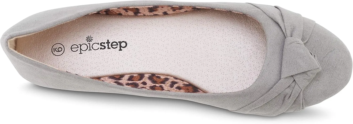 Women's flats with knot front Cute Ballet Flats for Women Casual or Dressy shoes for women Comfortable flats womens shoes