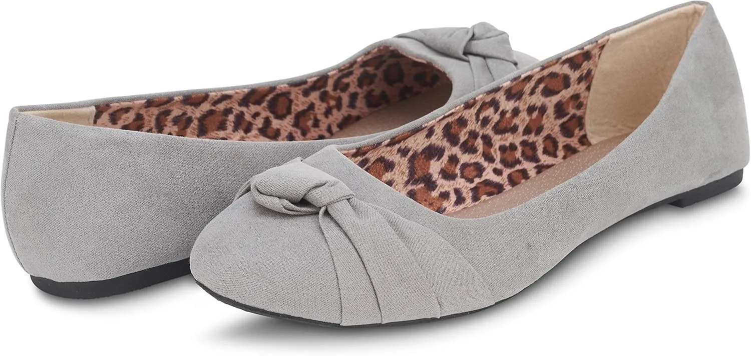 Women's flats with knot front Cute Ballet Flats for Women Casual or Dressy shoes for women Comfortable flats womens shoes