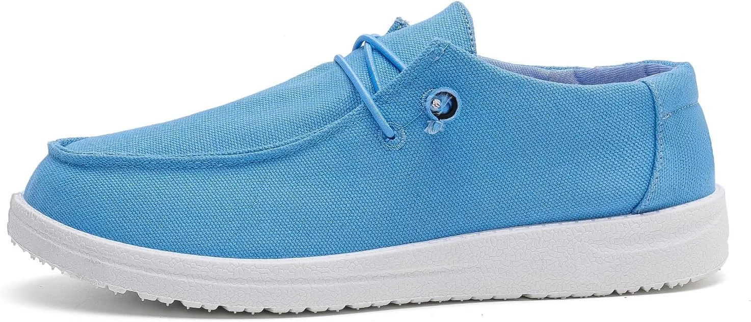 Womens Loafers Women Shoes Casual Slip-On Canvas Shoes Breathable Lightweight Boat Shoes for Women