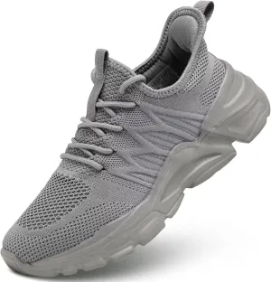 Womens Running Shoes Slip-on Walking Tennis Sneakers Lightweight Breathable Casual Soft Sole Mesh Workout Sports Shoes