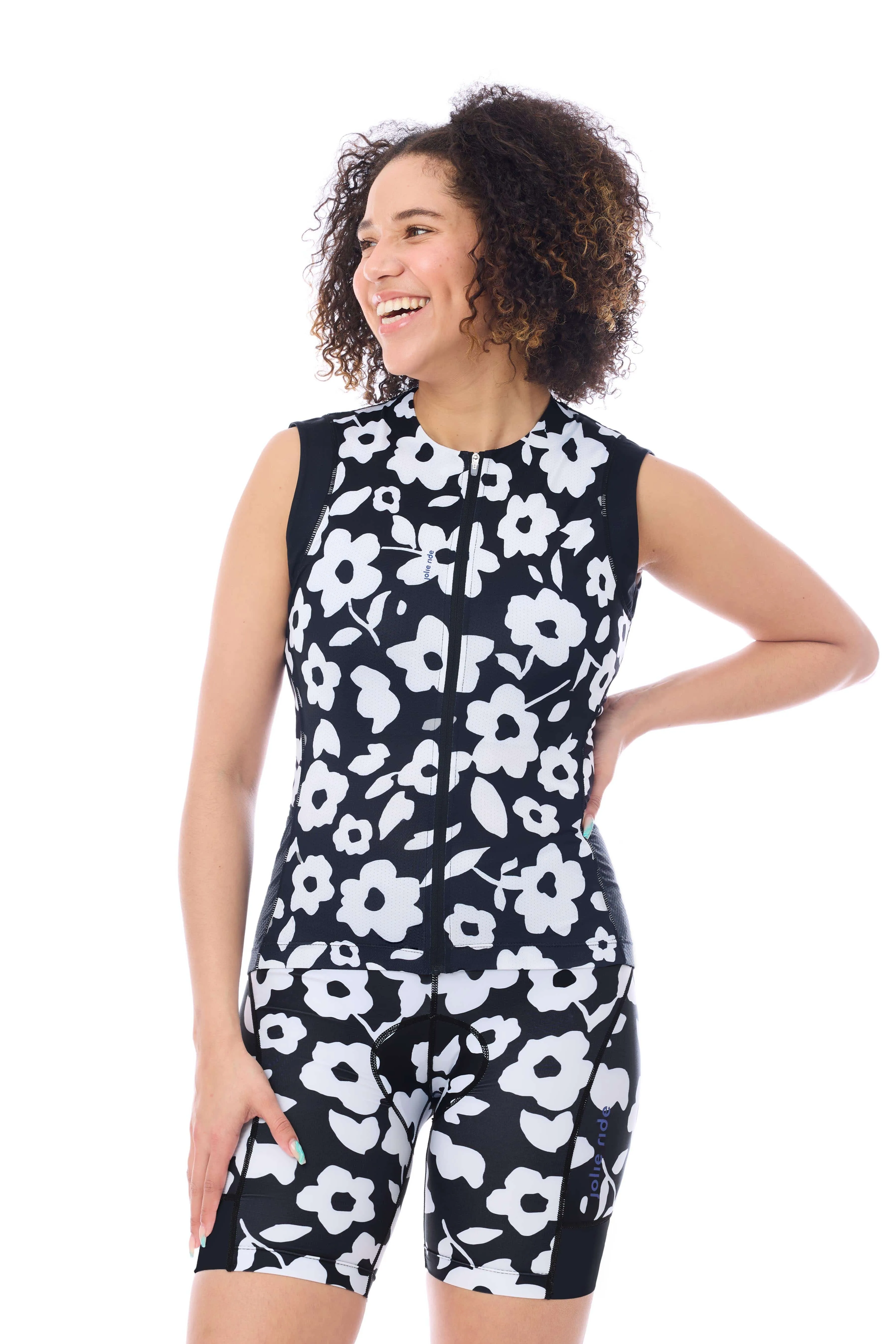 Women's Sleeveless Cycling Jersey - UPF 50  and Quick-Dry Fabric