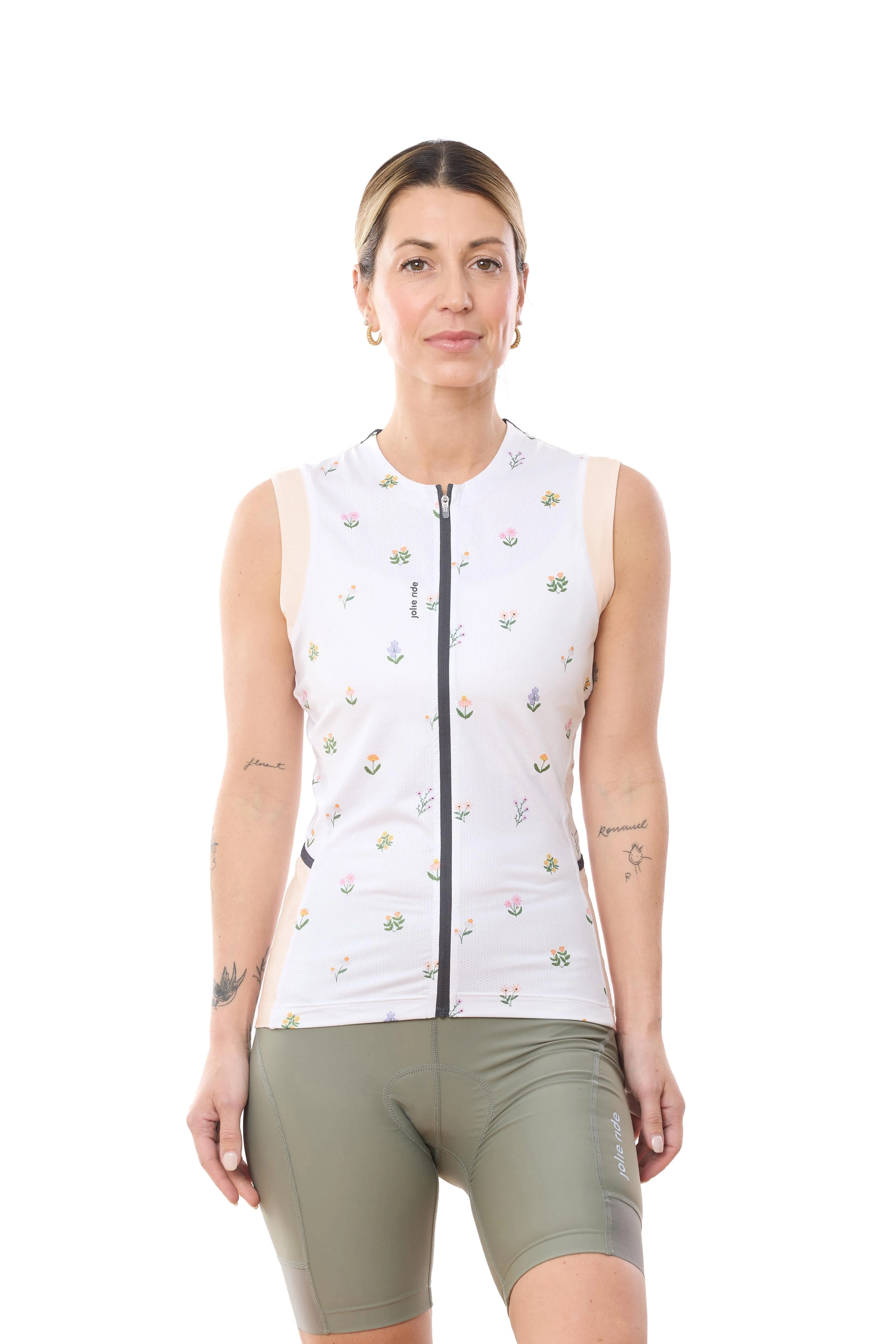Women's Sleeveless Cycling Jersey - UPF 50  and Quick-Dry Fabric
