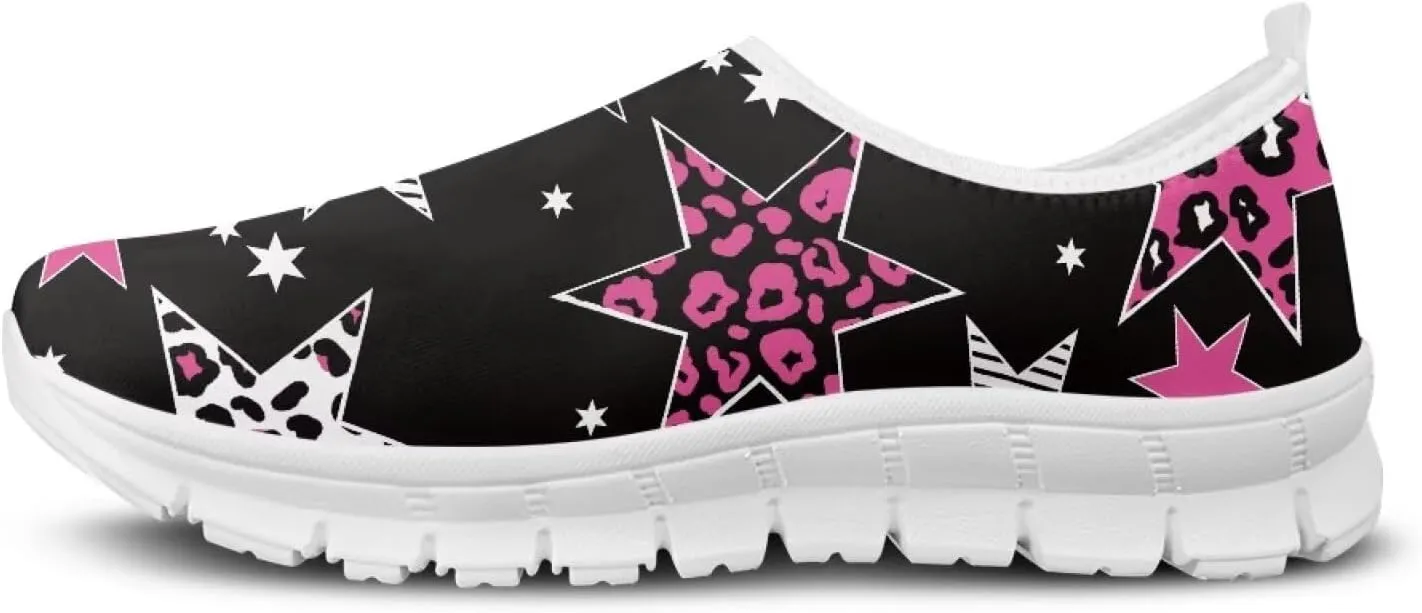 Women's Sneakers Casual Low Top Walking Sneaker Flat Outdoor Breathable Soft Slip On Lightweight Shoes for Women