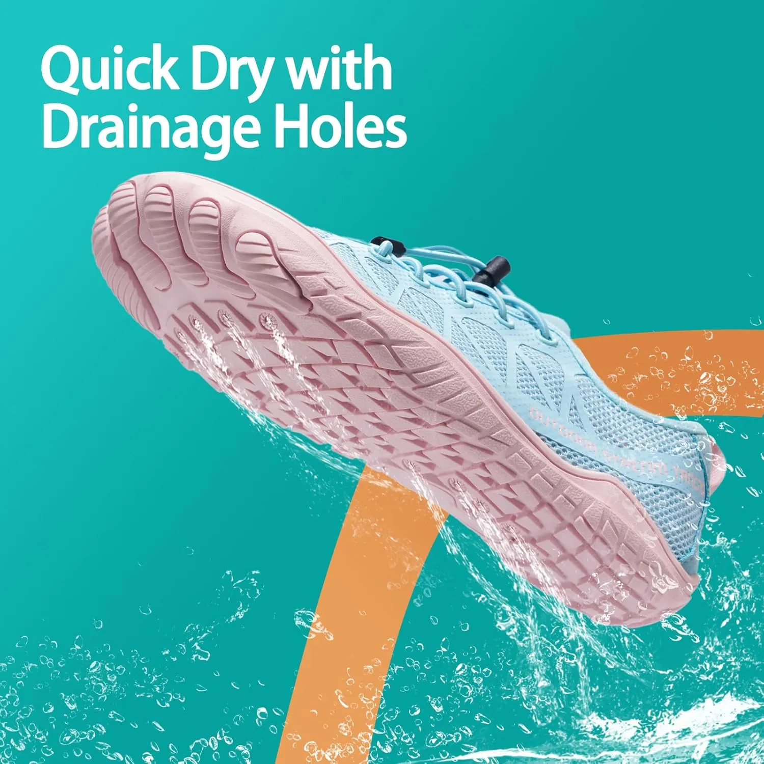 Women's Water Shoes Lightweight Aqua Shoes for Beach Swim Pool Kayaking