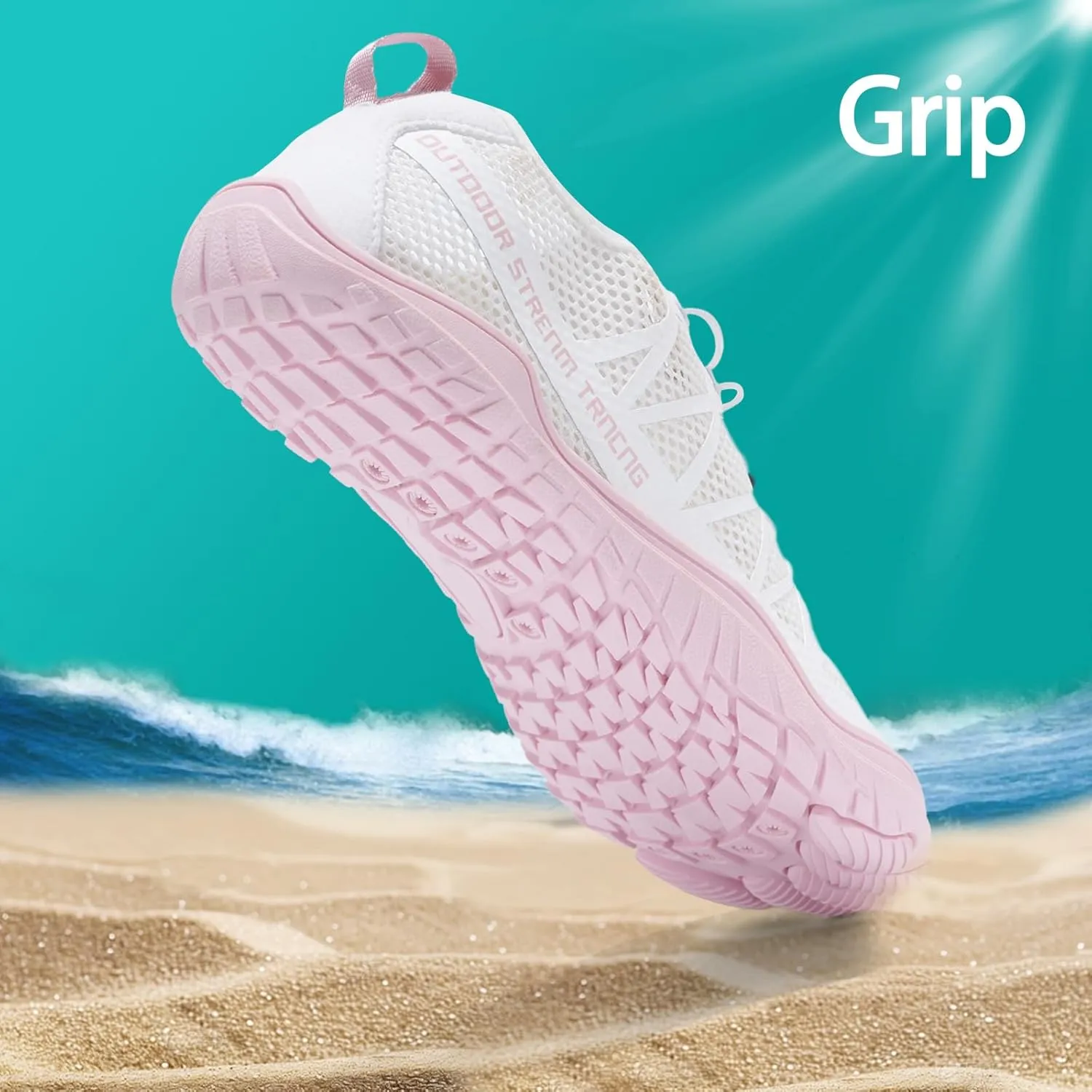Women's Water Shoes Lightweight Aqua Shoes for Beach Swim Pool Kayaking