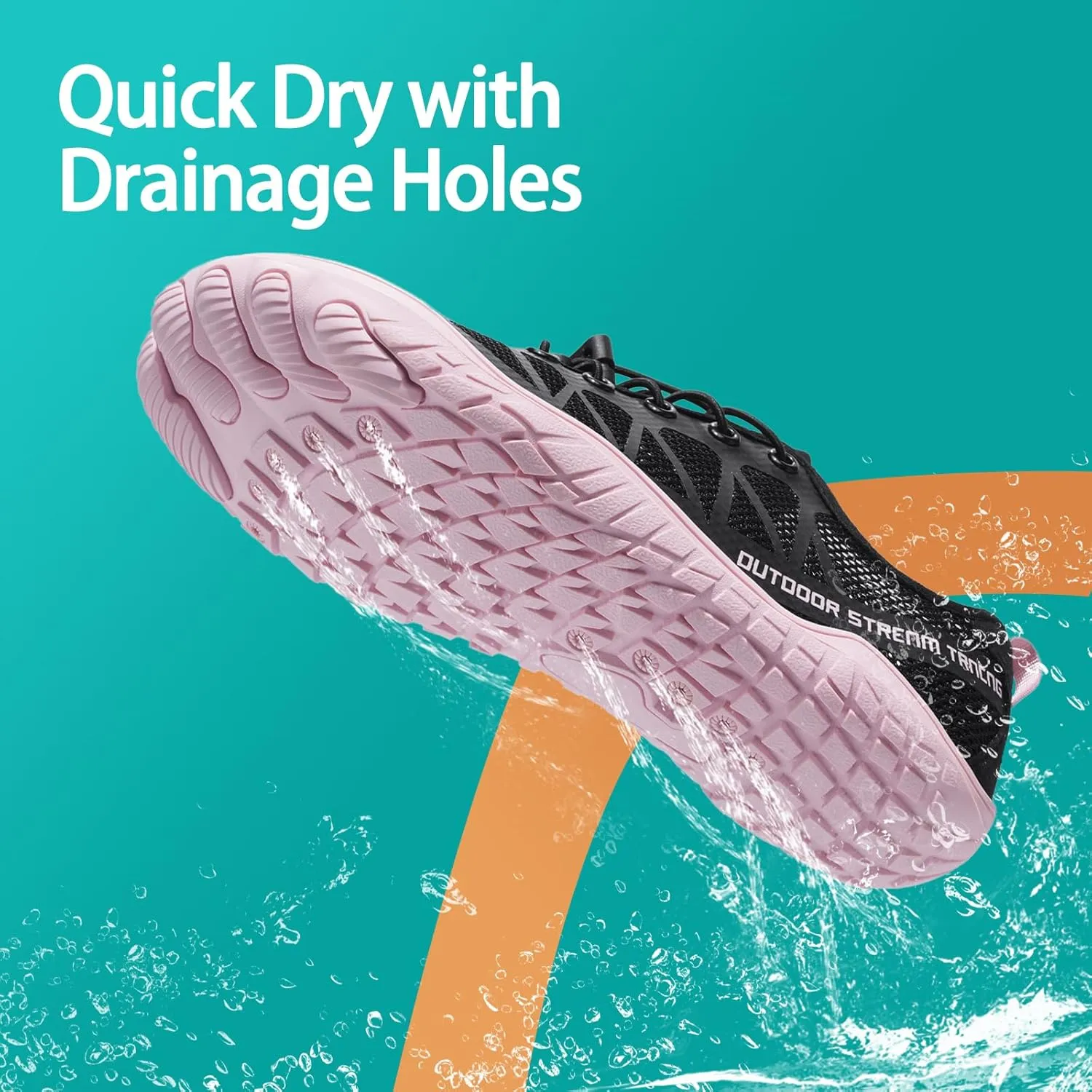 Women's Water Shoes Lightweight Aqua Shoes for Beach Swim Pool Kayaking