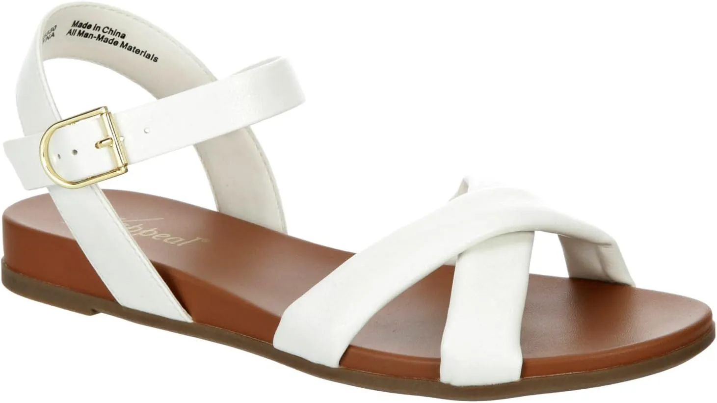 XAPPEAL Rayna - Women's Strappy Open Toe Casual Flat Sandals