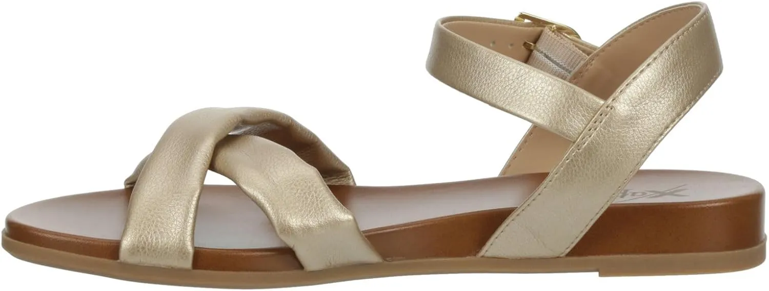 XAPPEAL Rayna - Women's Strappy Open Toe Casual Flat Sandals