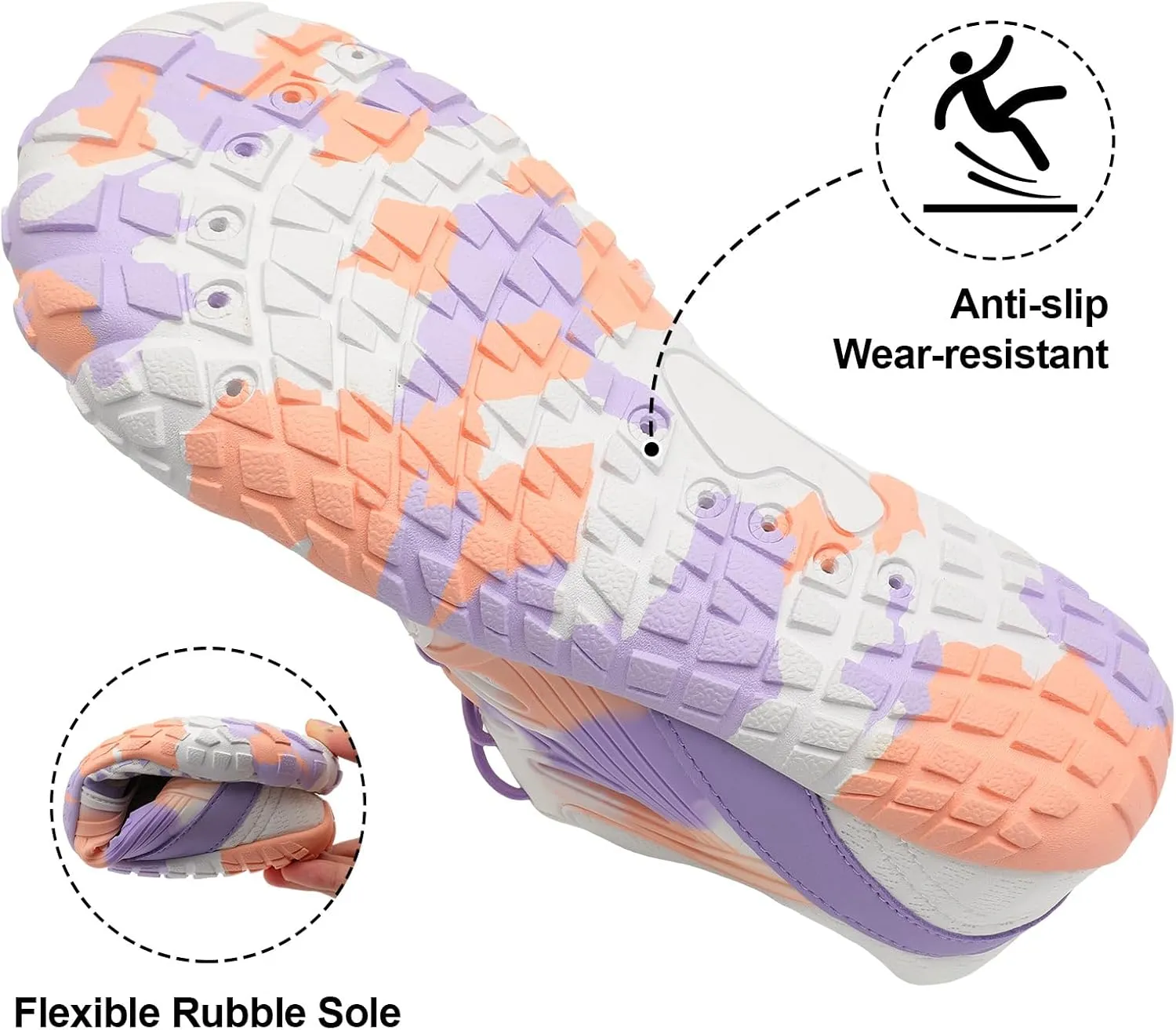 XIHALOOK Athletic Hiking Water Shoes Womens Mens Quick Dry Barefoot for Beach Walking Kayaking Surfing Training