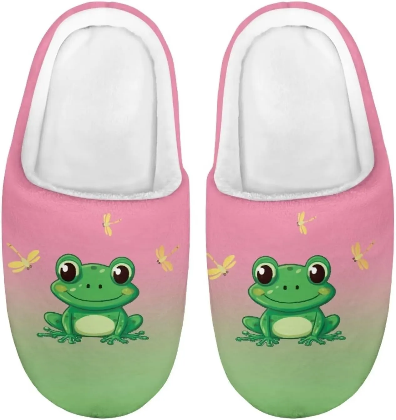 Xpyiqun House Slippers Kids Slip On Shoes Size 9-14.5 Warm Cozy Boys Girls Home Slippers Bedroom Shoes