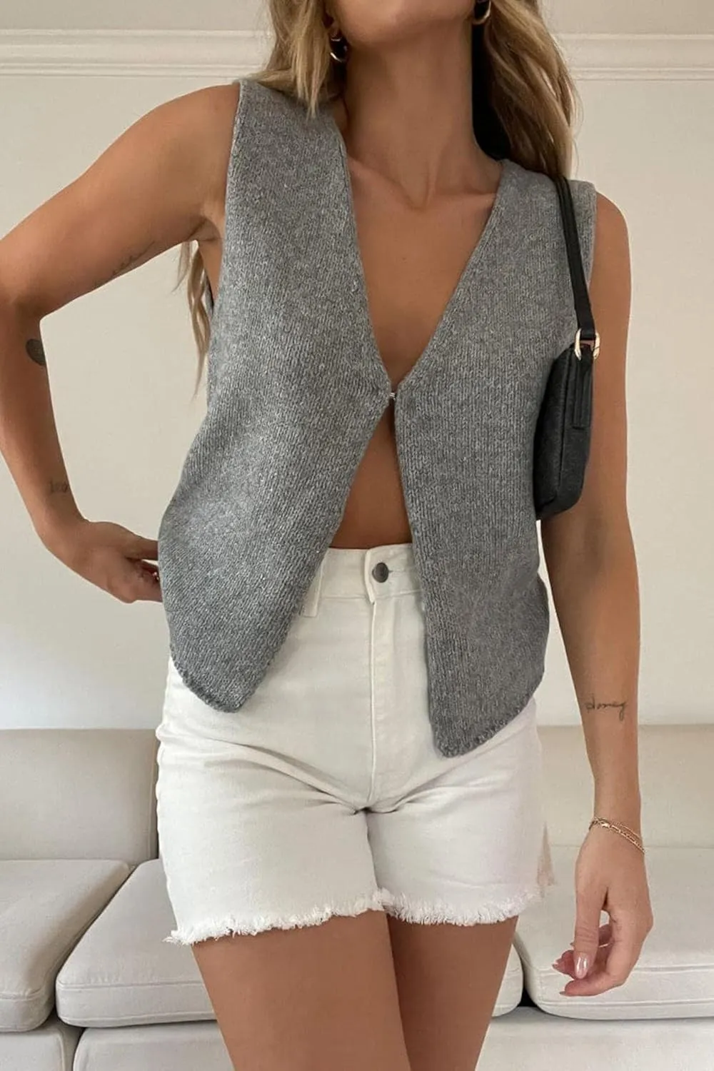 Y2k Vest Going Out Tops for Women Crochet Tube Tank Top Summer Aesthetic Strapless Bandeau Crop Tops