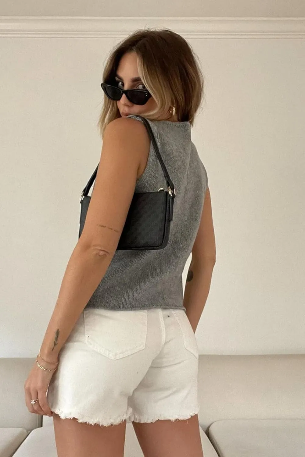 Y2k Vest Going Out Tops for Women Crochet Tube Tank Top Summer Aesthetic Strapless Bandeau Crop Tops