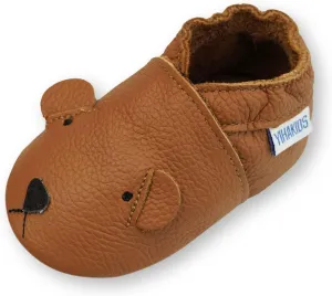 YIHAKIDS Baby Leather Shoes Soft Sole First Walking Moccasins Infants Toddler Boys Girls Crawling Slippers Slip-on Shoes with Elastic Ankle