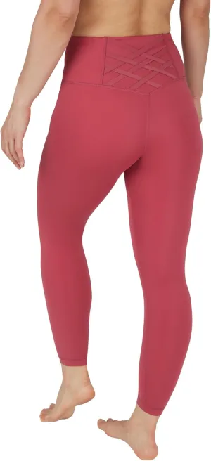 Yogalicious High Waist Ankle Legging Squat Proof Criss Cross V-Back Pant