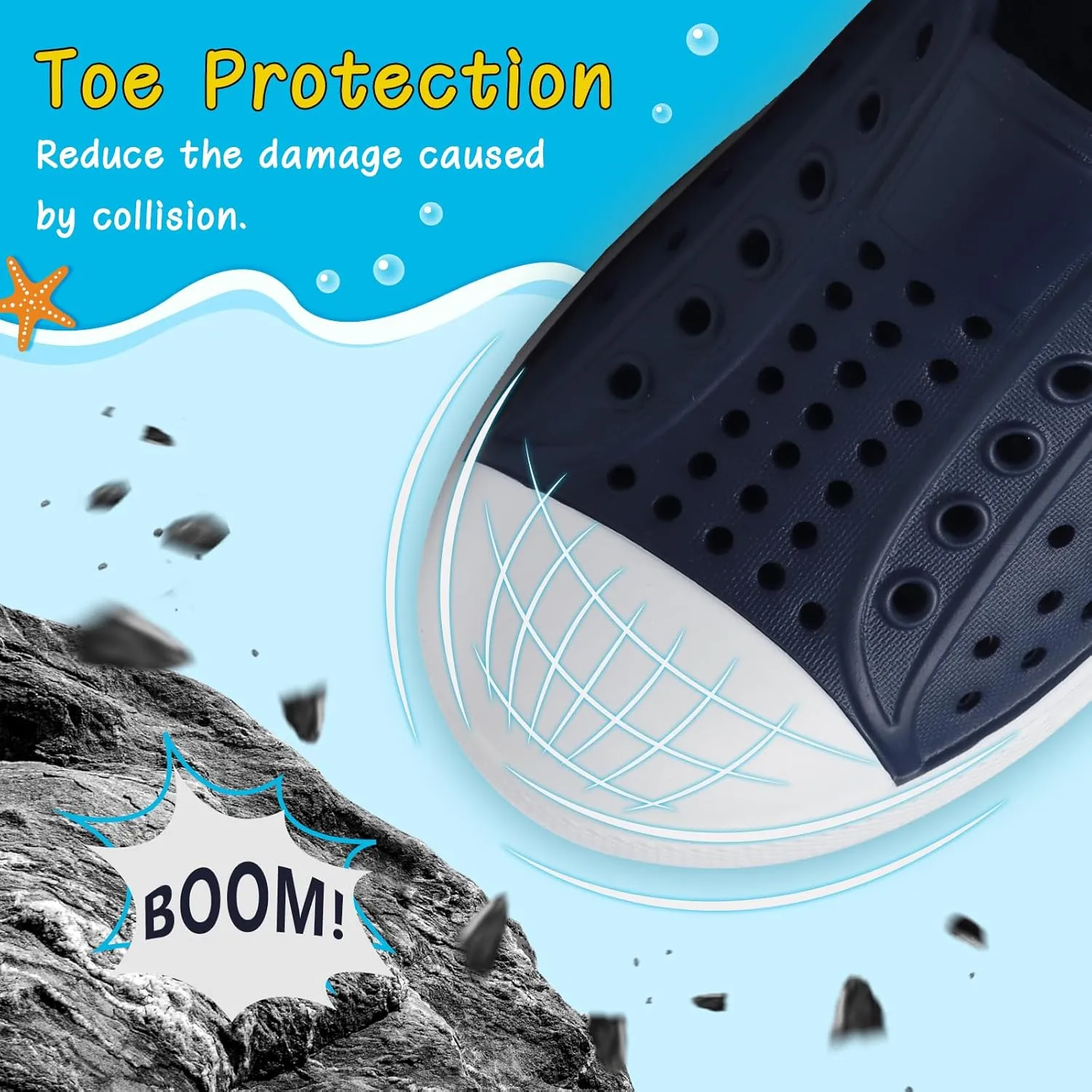 ziitop Kids Toddler Water Shoes for Boys Girls Baby Sandals Sneakers Beach Garden Swim, Anti-Slip Breathable Quick Dry Lightweight Slip-on (Toddler/Little Kid/Big Kid)