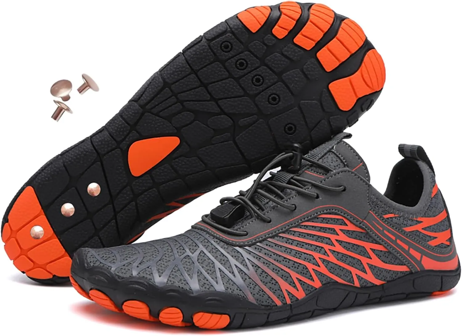 Zureto Copper Grounding Shoes for Women Neuropathy, Hike Barefoot Shoes with Copper, Wide Toe Soft Comfortable